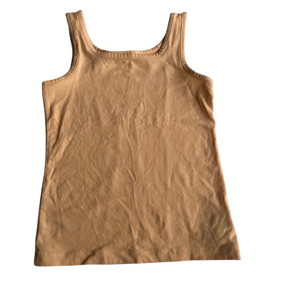 Old Navy Girls Orange Seamless Fitted Tank Top - Size Small